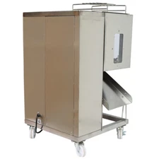 QSJ-T 8mm Blades Shredded Meat Cutting Machine Double Motor Meat Slicer 250kg/h