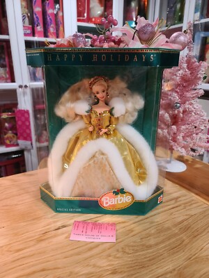 NEW! 1994 HAPPY HOLIDAYS BARBIE! MATTEL ERROR BOX! | eBay
