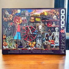 HALLOWEEN Decoration Puzzle 1000 Pc Infected Zombies Family Fun Eurographics USA
