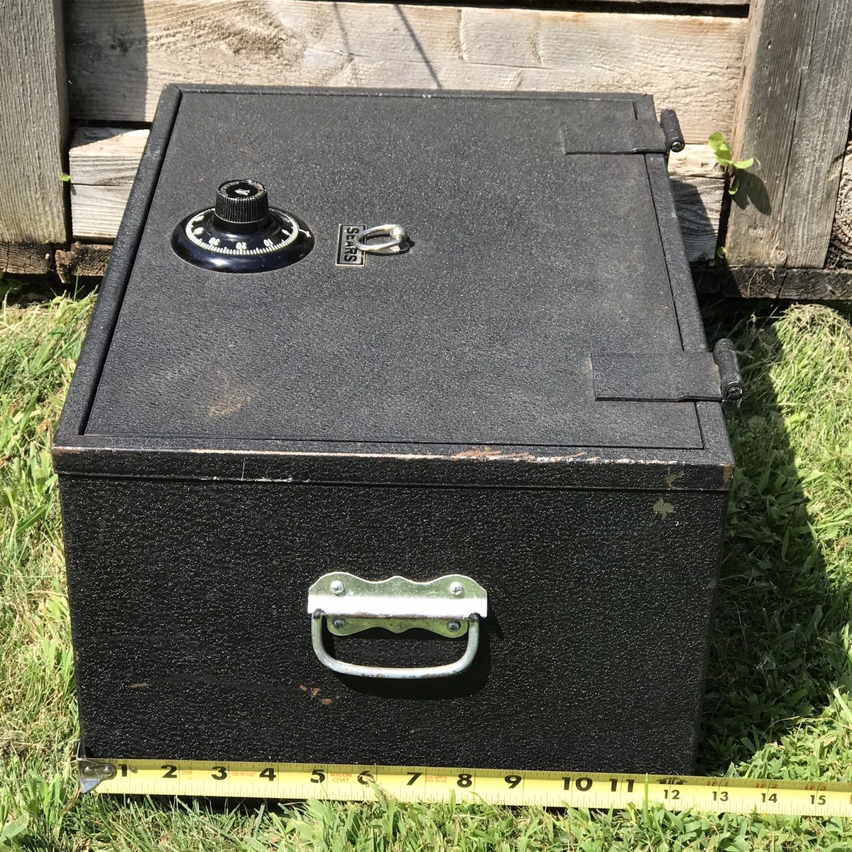 Vintage Sears Federal Equipment Co Fire Security Safe Strong Box Chest  13x18x9