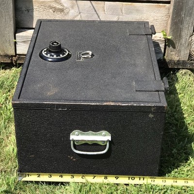 Vintage Sears Federal Equipment Co Fire Security Safe Strong Box