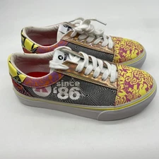 AIRWALK Alya Sneakers Shoes for Women Multi colored graphic design Size 6.5M