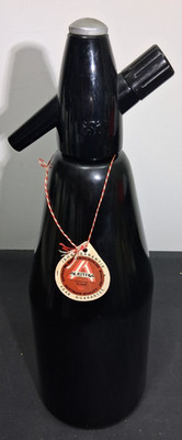 iSi Soda Spritzer Aluminum Seltzer Siphon Black 1 Liter 1 Quart Made in Austria