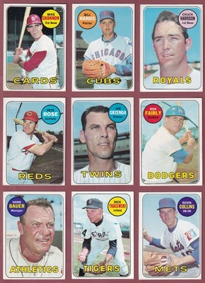 1969 Topps Baseball (110-218) * You Pick * Conditions Listed