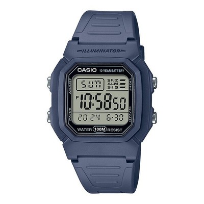 Casio W-800H-2AVDF Herren-Digitaluhr | 10-Jahres-Batterie | 100 m wasserdicht,