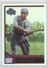 2011 Topps Lineage Diamond Anniversary Tris Speaker #90 HOF y0i