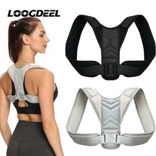 Adjustable Back Posture Corrector Neck Brace Training Equipment Home Office