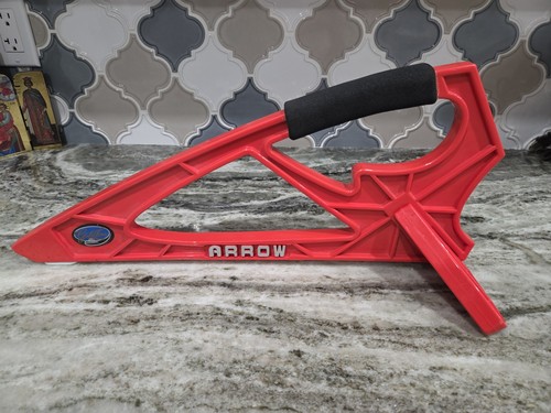 Rare Goldline Arrow Red Curling Curl Rock Delivery Stabilizer Throw Foam Handle