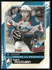 2010-11 In The Game Heroes and Prospects #79 Shane McColgan