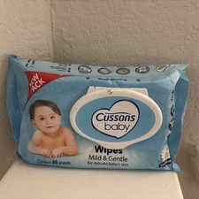 Cussons Mild  Gentle Baby Wipes X1 80 Sheets