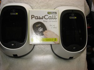 2X Pet Chatz video pet intercom w/PawCall for pet watching or parts/hackers