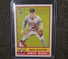 Nick Sogard RC 2025 Topps Heritage Baseball Boston Red Sox