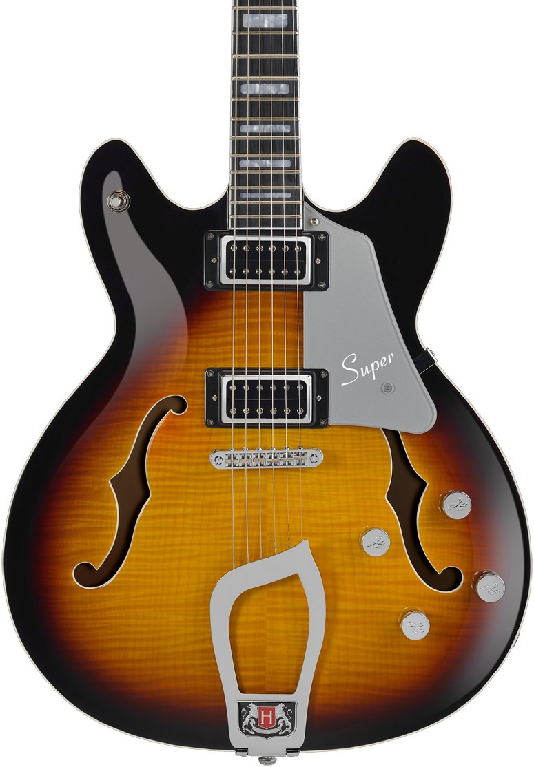 Полуголая электрогитара Hagstrom Super Viking Tobacco Sunburst 110690₽