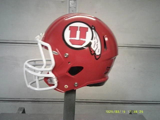 Utah Full Size Youth Medium Replica Football Helmet - Image 2 of 4
