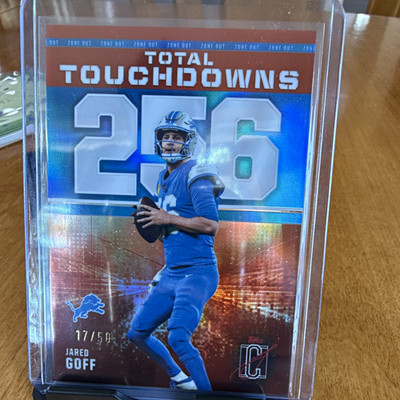 Topps 2025 Signature Class Zone Out Jared Goff Detroit Lions ZO-14 #17/50