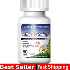 Allergy Relief  Loratadine 10mg  Antihistamine  Non-Drowsy  Relief from I...