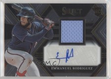 2023 Panini Select Rookie Jersey Emmanuel Rodriguez #PJA-ER Auto 8h7