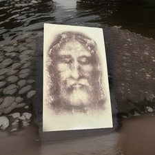 New Holy Face Jesus  3x5” Chaplet Card , No Booklet