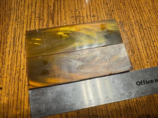 BEAUTIFUL BUFFALO HORN KNIFE HANDLE MATERIAL BLANK SCALES