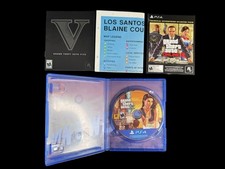 Grand Theft Auto V 5 - Premium Edition - PS4 - Complete w/ Map