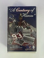 Ole Miss Rebels Century Of Hero’s Football VHS SportsCentennial Collection 1993
