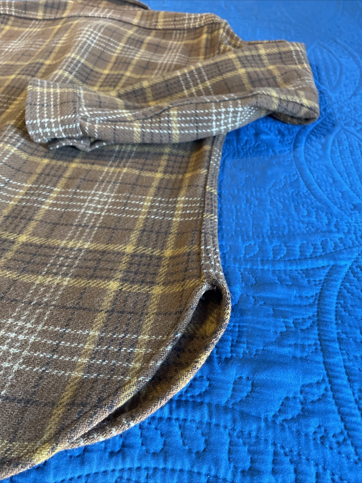 Pendleton Wool Shirt Long Sleeve Medium Gold Brow… - image 24