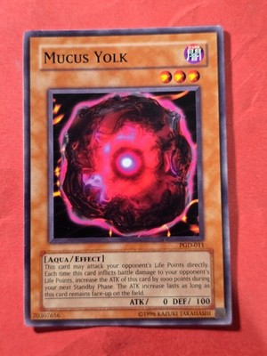 2003 Yu-Gi-Oh! TCG Pharaonic Guardian Unlimited #PGD011 Mucus Yolk, C, NF, cd1
