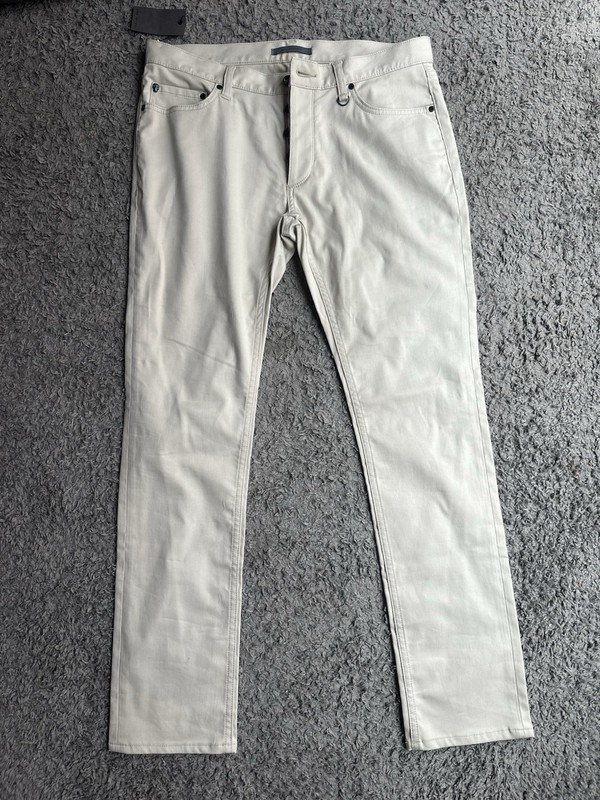 Brand new John Varvatos Beige Canvas Men's Pants 32  Regular Fit Golf or Casual