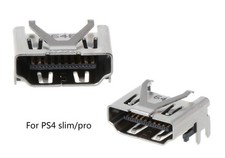 2 Pcs HDMI Display Port Socket Connector for Sony PlayStation 4 PS4 Slim Pro