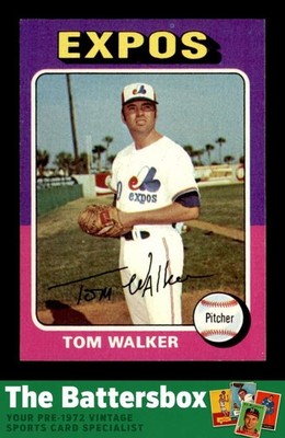 1975 Topps #627 Tom Walker   NM/NM+ X3734748