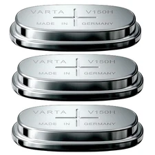 3x VARTA V150H 1.2V 150mAh NiMH Rechargeable Button Cell Battery 55615101501