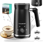 HAUSHOF 4-in-1 Milk Frother and Steamer Electric Milk Frother Large Capacity USA