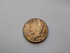 1923 American Silver Peace One Dollar Coin, Very Good condition, 26.8 grams