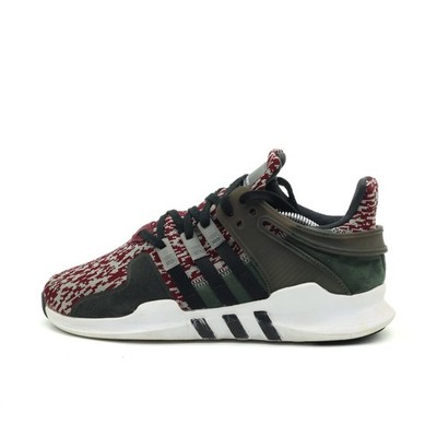 adidas Damen EQT Support ADV Sneaker Grü Rot Weiß Mesh Low-Top EU 39 1/3