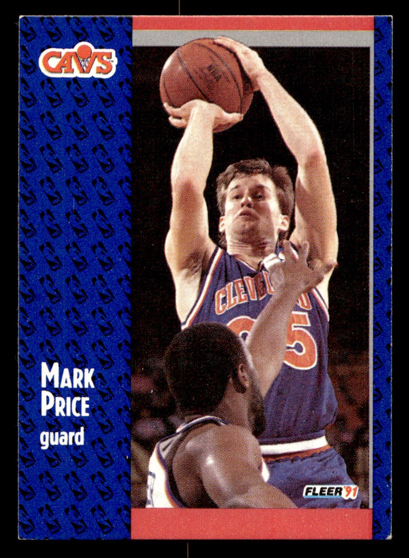 1991-92 Fleer - Mark Price Basketball card #38 Cleveland Cavaliers Raw