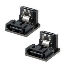 Right Angle SATA 7Pin Female to 7pin Male Adapter,90 Degree SATA 7pin Convert...