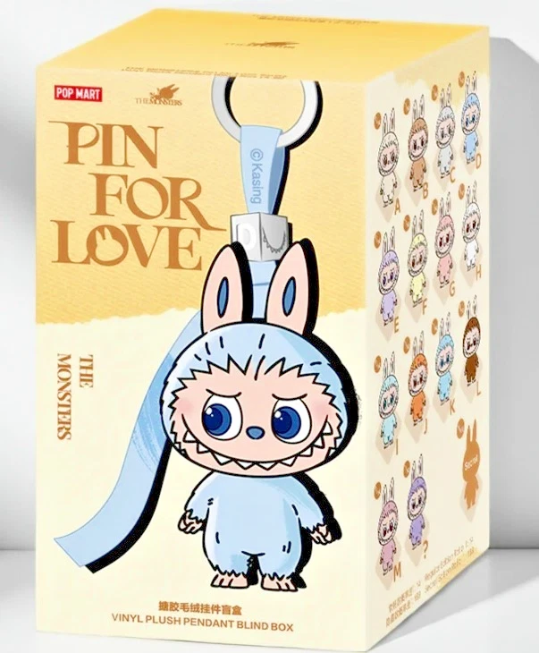 *EE. UU.* AUTÉNTICO PIN POP MART LABUBU LOS MONSTRUOS PARA AMOR - CAJA CIEGA (A-M) Foto 2 de 4