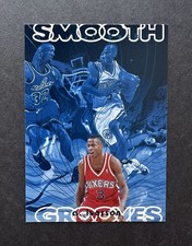 1996-97 Upper Deck Smooth Grooves Allen Iverson RC Rookie #SG10 76ers HOF🔥