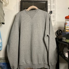 Mens XL 2010s Grey Fila Crewneck Sweater