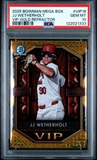 2025 Bowman Megabox JJ Wetherholt Rookie Gold Refractor PSA 10 Gem Mint *pop 1