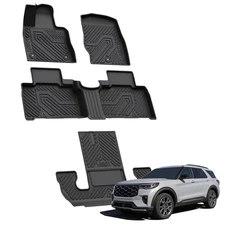 Floor Mats for Ford Explorer 2022-2026 6 Seats 1st & 2nd & 3rd Row Floor Liners