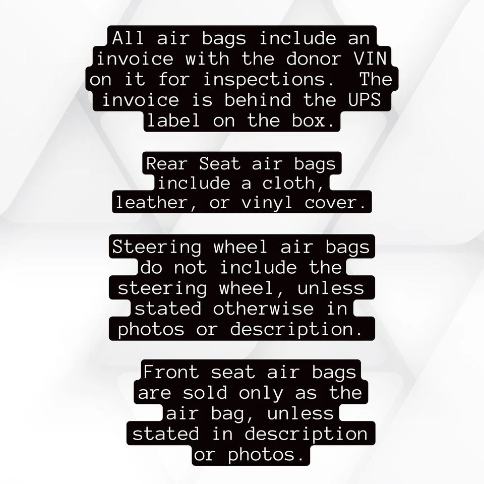 Driver Left Air Bag Driver Seat Fits 12-15 CAPTIVA SPORT 846362 - Imagem 4 de 4