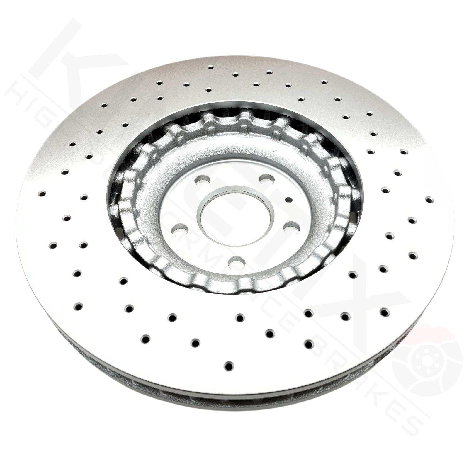 FOR AUDI SQ5 3.0 BiTDi TFSi 20122017 FRONT CROSS DRILLED BRAKE DISCS