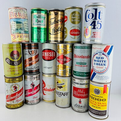 Beer Can Vintage Special Flavors 12-16oz Empty Can Collection (You Pick)