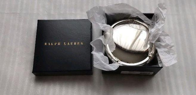 Ralph Lauren Trinket Box Accessory Case Jewelry Box Silver Color 