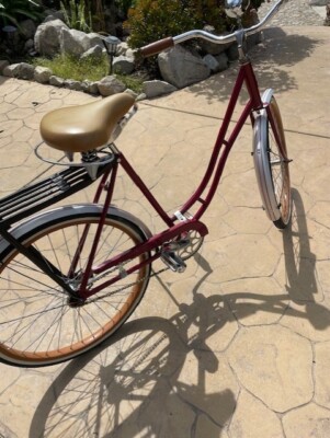 Hawthorne Flyer 1940's beach cruiser restomod bicycle in great