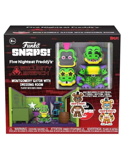 Gator's Room Rock 'n roll con SNAPS! Il Playset del Camerino di Montgomery Gator - Picture 3 of 3