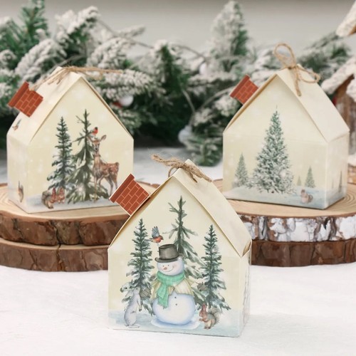 Adventskalender Haus Häuser Weihnachten Advent Weihnachtshaus Geschenkebox - Bild 10 von 10