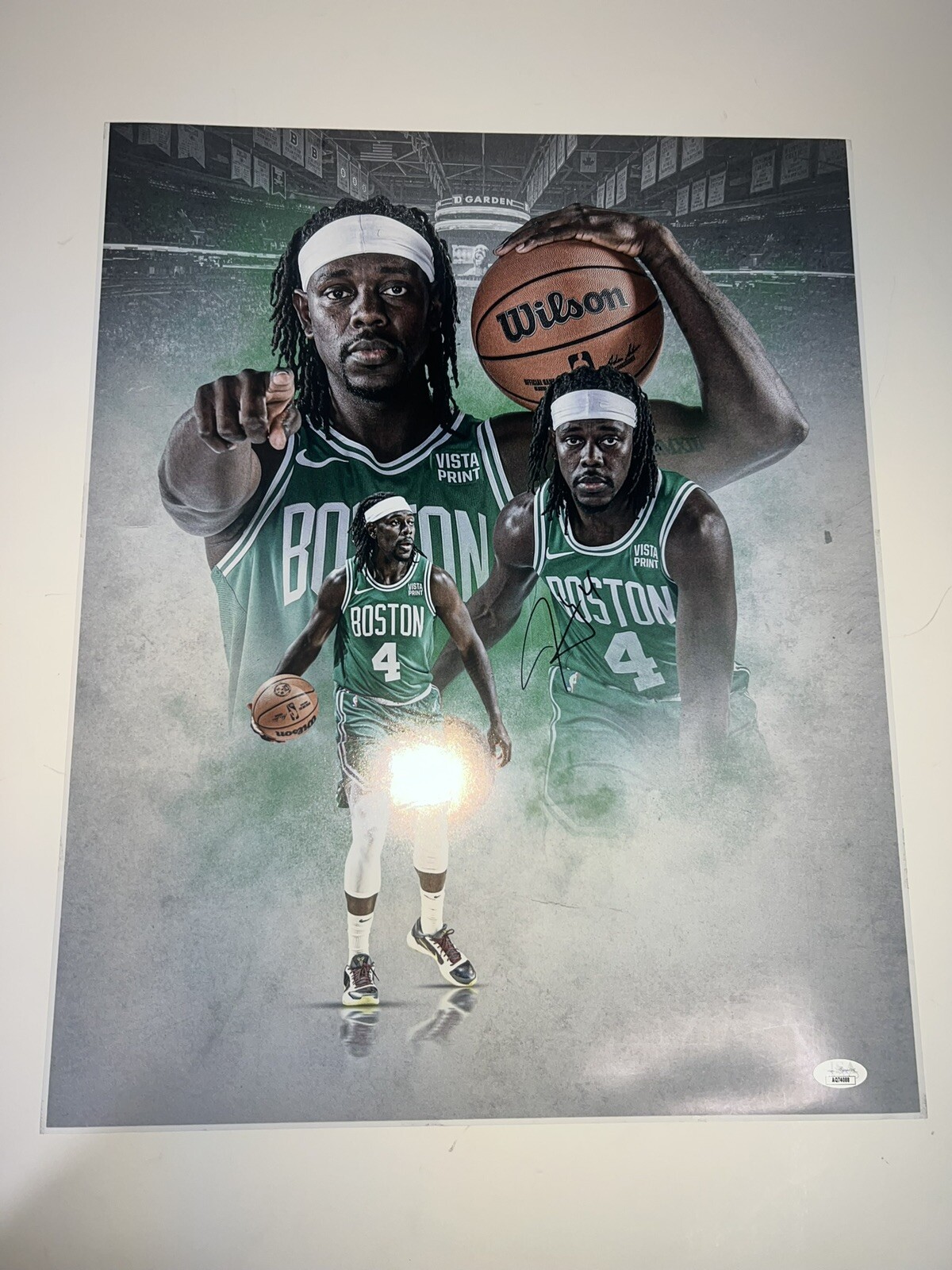 Jrue Holiday Autographed Signed Boston Celtics 2024 NBA Champs 16x20 photo - JSA 