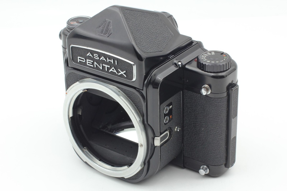Exc+5 ] Pentax 6x7 67 Eye Level Film Camera SMC T 55mm f/3.5 Lens